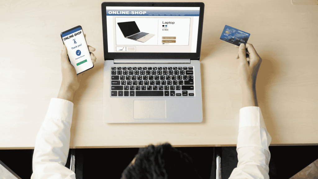 image of ecommerce payment solutions for UK retailers