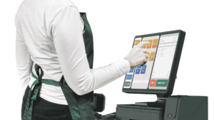 Modern EPOS machine setup for UK retail and hospitality businesses